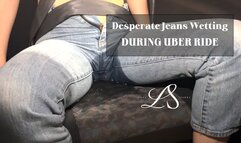 Jeans Wetting and HUGE Pee Accident In UBER!
