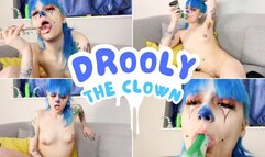 Drooly the Clown – spit bubbles & tears!