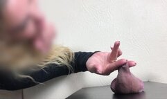 girl plays with micropenis and foreskin