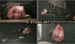 Stacy - Suspension in PVC Mummification and Foot Spanking with Subsequent Sub Drop (FULL HD MP4)
