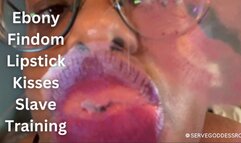 Ebony Findom Lipstick Kisses Slave Training - Royal Ro hd mp4 1080p