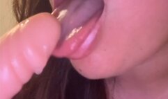 swollen lip sucking POV