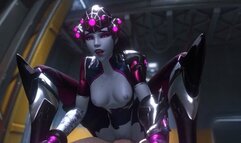 Overwatch Widowmaker Rides Huge Cock in Epic 3D Animation - Filling the Room with Sweet Moans