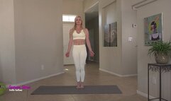 Clothed Yoga Solo with Fit, Flexible MILF Serene Siren