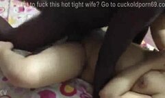 White slut loves his hard black cock