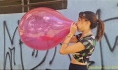 Claire B2P a 17" Crystal Tuf-Tex Balloon