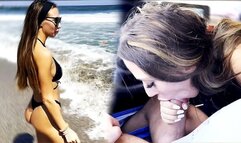 Beach Trip Ended Up Swallowing Cum In The Car | Laura Quest
