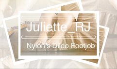 Juliette_RJ Delicious Nylons FJ on Realistic Dildo - FOOTJOB - DILDO - LONG TOENAILS - NYLONS - BBW QUEEN - CUM COUNTDOWN - REALISTIC DILDO