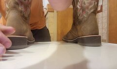 Boot and sock dick crush