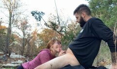 Sucking dick and fucking in the woods - 21