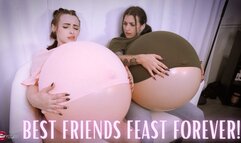 Best Friends Feast Forever! Ft Mia Hope And Rae - 4K