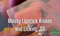 Messy Lipstick Kisses and Licking JOI - Royal Ro lipstick spit fetish kissing hd mp4 1080p