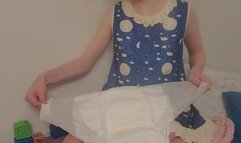 Stars and Moons Modified Diaper Review