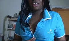 The Buxom black nurse cum explosion redux - SD