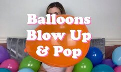 Balloons Blow Up & Pop