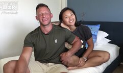 Ripped DILF Heath Hooks Up With A Thick Asian Teen For His First Porn!