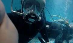 FFM scuba underwater bondage part 1