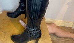 Knee High Boots stamp out his juices