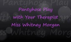 Pantyhose Gag Play with Your Counselor Miss Whitney Morgan - mp4
