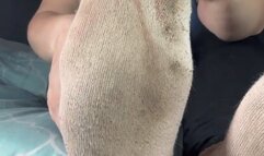 My Roomba is Broken Again Dirty Socks - Goddess Alya mesmerizes in this captivating foot slave training clip featuring dirty socks, filthy feet, foot licking, and more