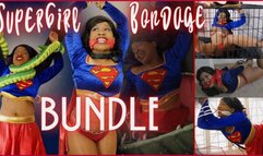 SuperGirl Bondage Bundle: VARIOUS SCENARIOS OF A SUPERHERO'S STRUGGLES IN 4K