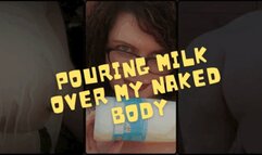 Pouring Milk Over my Huge Tits 720p