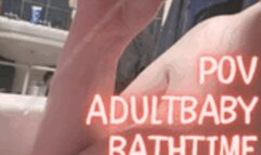 Adultbaby POV Bathtime with Mom 1080p