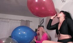 Galas & Sushii: Sushii's Big Balloons Surprise Masspop & Blow to pops - HD mp4