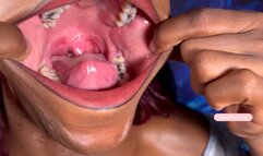 MelaninTongue gives you Another tour of her big wide amazing mouth