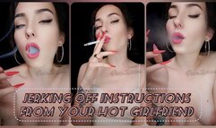 Jerking off instructions from your hot girlfriend