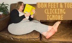 BBW Feet & Toe Clicking Ignore 720p