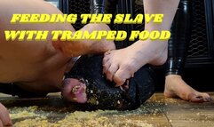 FEEDING THE SLAVE WITH TRAMPED FOOD