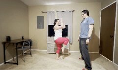 20 Kicks and Knees in the Balls with Pixie Pixels - MP4 (HD 1080p)
