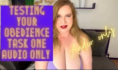 Testing Your Obedience Task One AUDIO ONLY