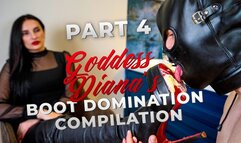 Goddess Diana's Boot Domination Compilation Part 4 (4k)