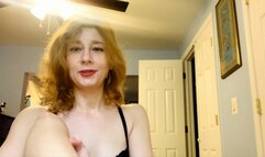 POV New Model Agatha Nimble Mouth Fucks Her Own Foot For You