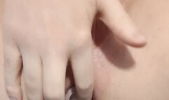 Post-op Trans Girl Fingers Her New Pussy
