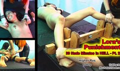 Lora’s Nude Punishment Tickle - part 2 of 2 - The punishment continues! - Domina Skye & The Mystery Hands go after Lora's feet set up in stocks, do a "four handed groin tickle" and flip her over to tickle her cute Ass - 1080p