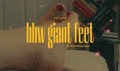 BBW latina giant feet