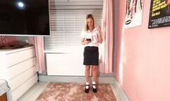 Schoolgirl Trampling Danielle With Chunky Mary Janes (4K)