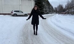 Six pairs from Sexy Nina of High Heels on Slippery Ice, High Heels on Ice Comparison, High Heels on Snow (Other shoes, Part #3)