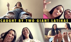 Caught by Two Giant Latina's 720