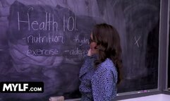 It’s The First Day Of School, And The MILF Teacher Gets Straight To Business With Her Sex 101 Class