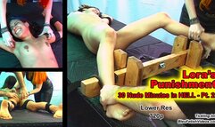Lora’s Nude Punishment Tickle - part 2 of 2 - The punishment continues! - Domina Skye & The Mystery Hands go after Lora's feet set up in stocks, do a "four handed groin tickle" and flip her over to tickle her cute Ass - 720p