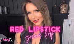 Red lipstick gooner loop