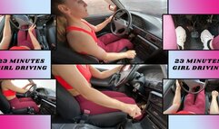 Muscular Girl in Leggings Drives Car and Pedals Pumping - Foot Fetish - Belly Fetish - Lululemon - Pedaling - Sneaker Fetish - Gear Shifting - Girl Aggressively Shifting - Foot Worship - Muscle Fetish - Biceps