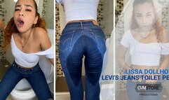 LEVIS JEANS TOILET PEE