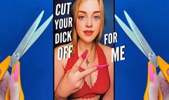 Cut Your Dick Off For Me - Penectomy Dick Removal