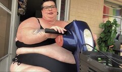 USSBBW does Housework on a Scooter HD