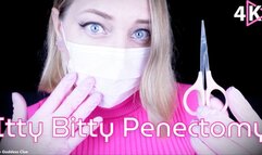 Itty Bitty Penectomy - 4K - The Goddess Clue, Medical Fetish, Gelding, Castration, Small Penis Humiliation, Nurse Fetish, Glove Fetish and Penis Removal Surgery Fantasy